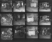 sheet of pictures showing cabs before and after paint.